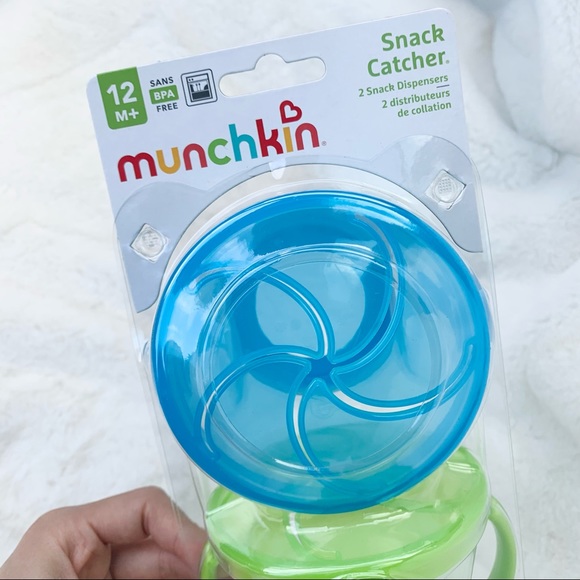 Munchkin | 2 Piece Snack Catcher - Blue/Green | Brand New - Picture 4 of 7